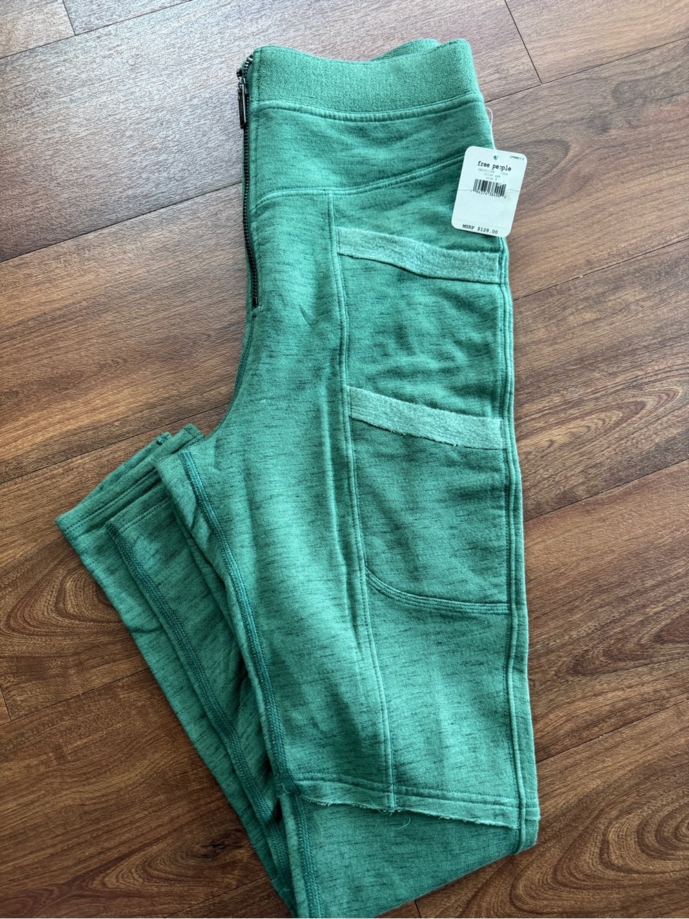Free People Olive Green Cozy Leggings